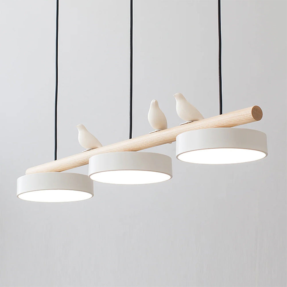 Závěsné svítidlo s motivem ptáka, přírodou inspirované LED svítidlo LyraNest
