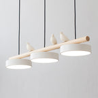Závěsné svítidlo s motivem ptáka, přírodou inspirované LED svítidlo LyraNest