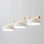 Závěsné svítidlo s motivem ptáka, přírodou inspirované LED svítidlo LyraNest