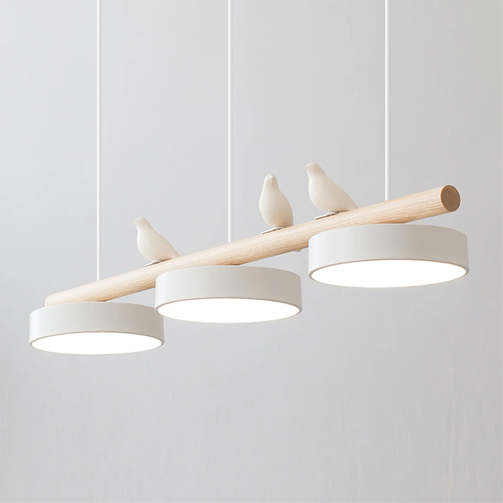 Závěsné svítidlo s motivem ptáka, přírodou inspirované LED svítidlo LyraNest