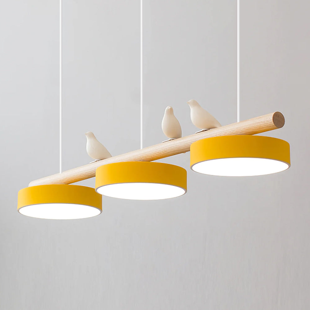 Závěsné svítidlo s motivem ptáka, přírodou inspirované LED svítidlo LyraNest