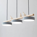 Závěsné svítidlo s motivem ptáka, přírodou inspirované LED svítidlo LyraNest