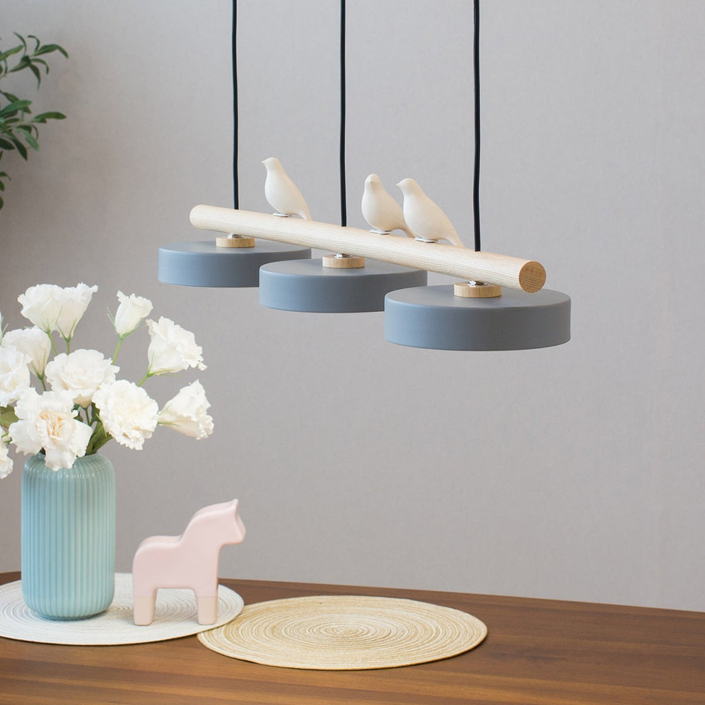 Závěsné svítidlo s motivem ptáka, přírodou inspirované LED svítidlo LyraNest