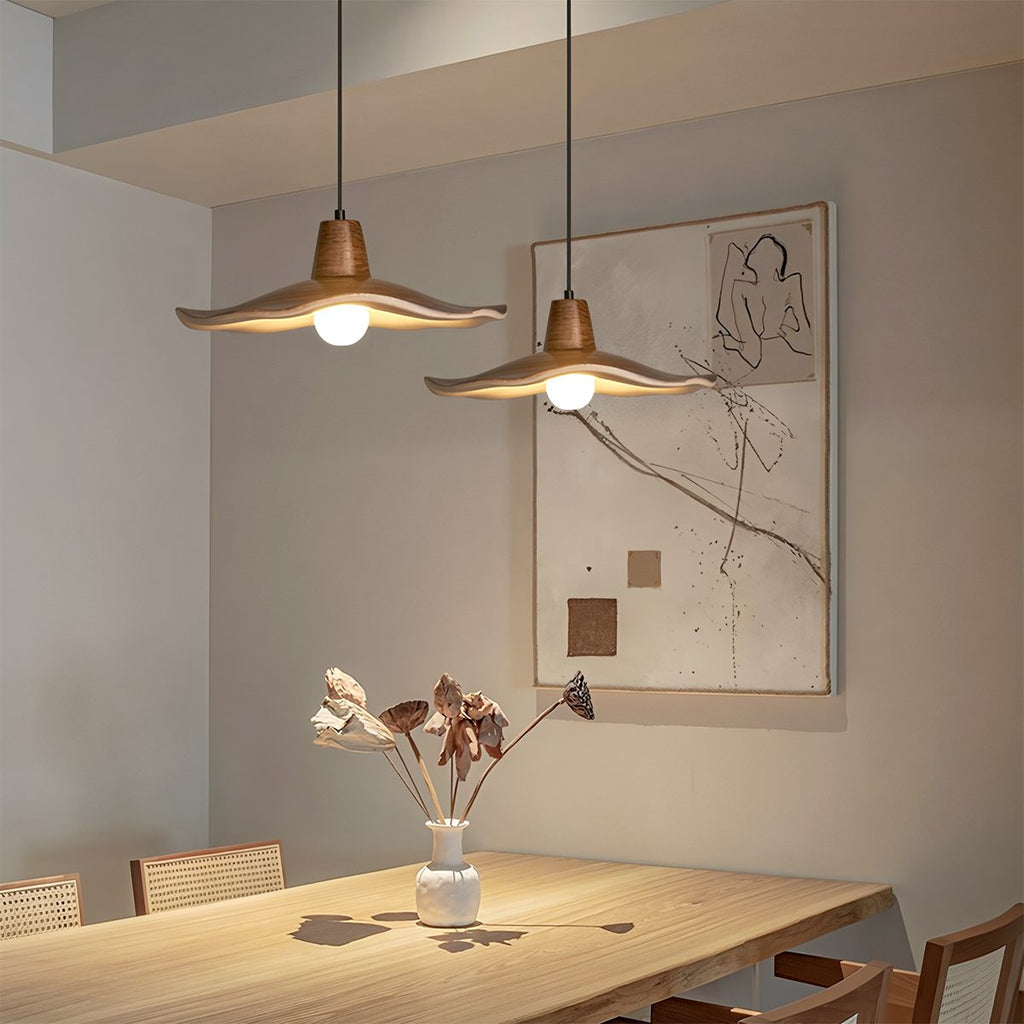 Lámpara colgante nórdica LumaWabi Wabi Sabi para interiores modernos con acabado pulido