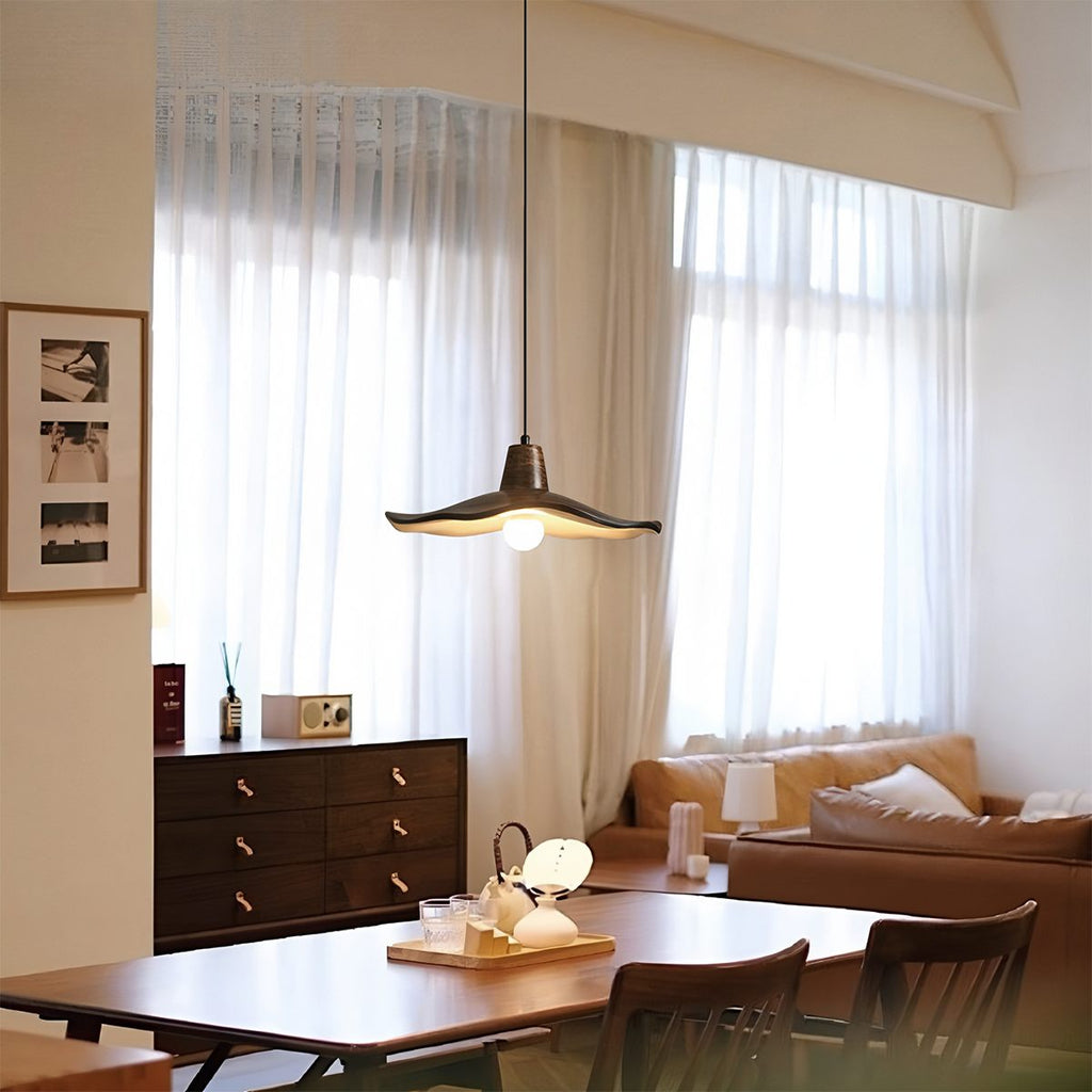 Lámpara colgante nórdica LumaWabi Wabi Sabi para interiores modernos con acabado pulido