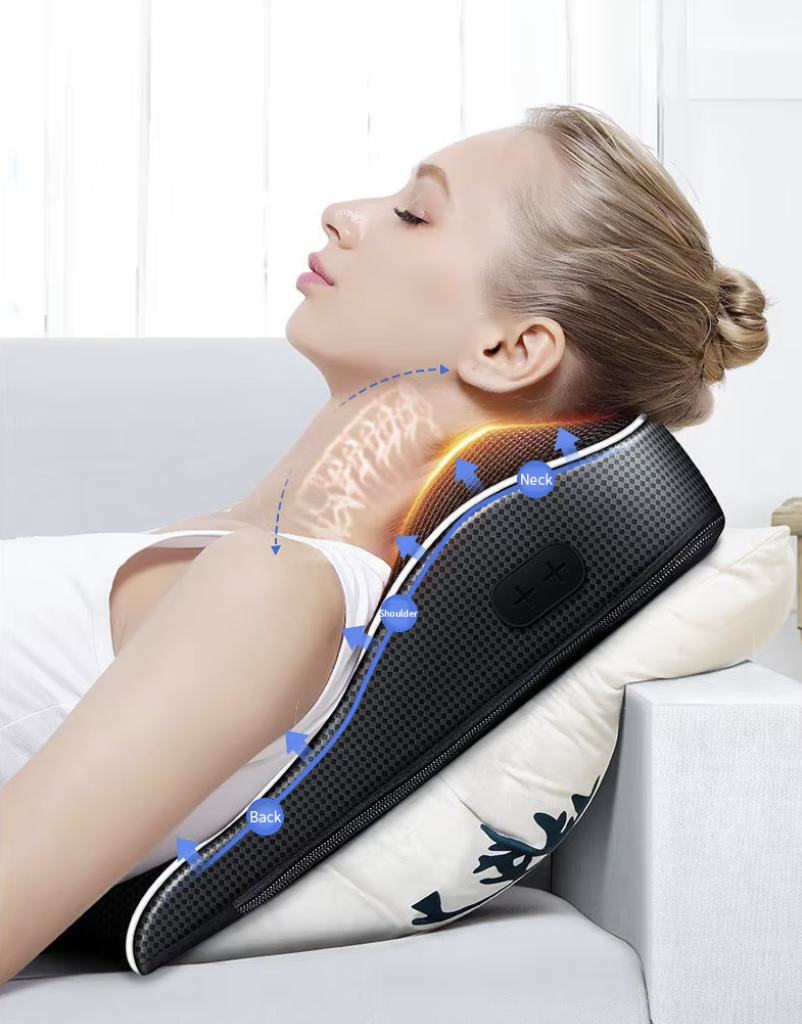 Pro polštářovou masáž pro pohodlí a relaxaci v domácí kanceláři