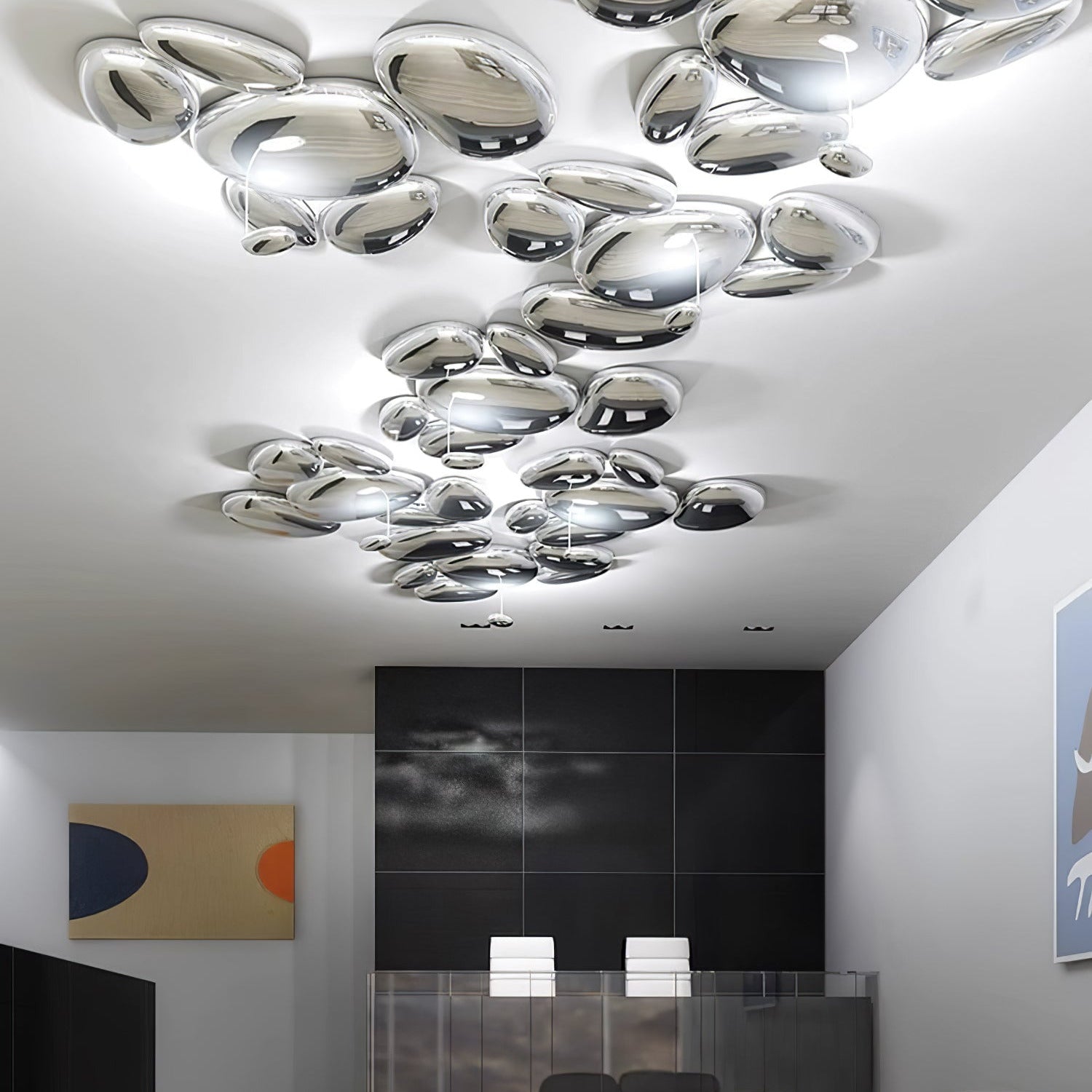 Lava Contemporary Skydro Ceiling Light Smoke Gray | Fioriscas