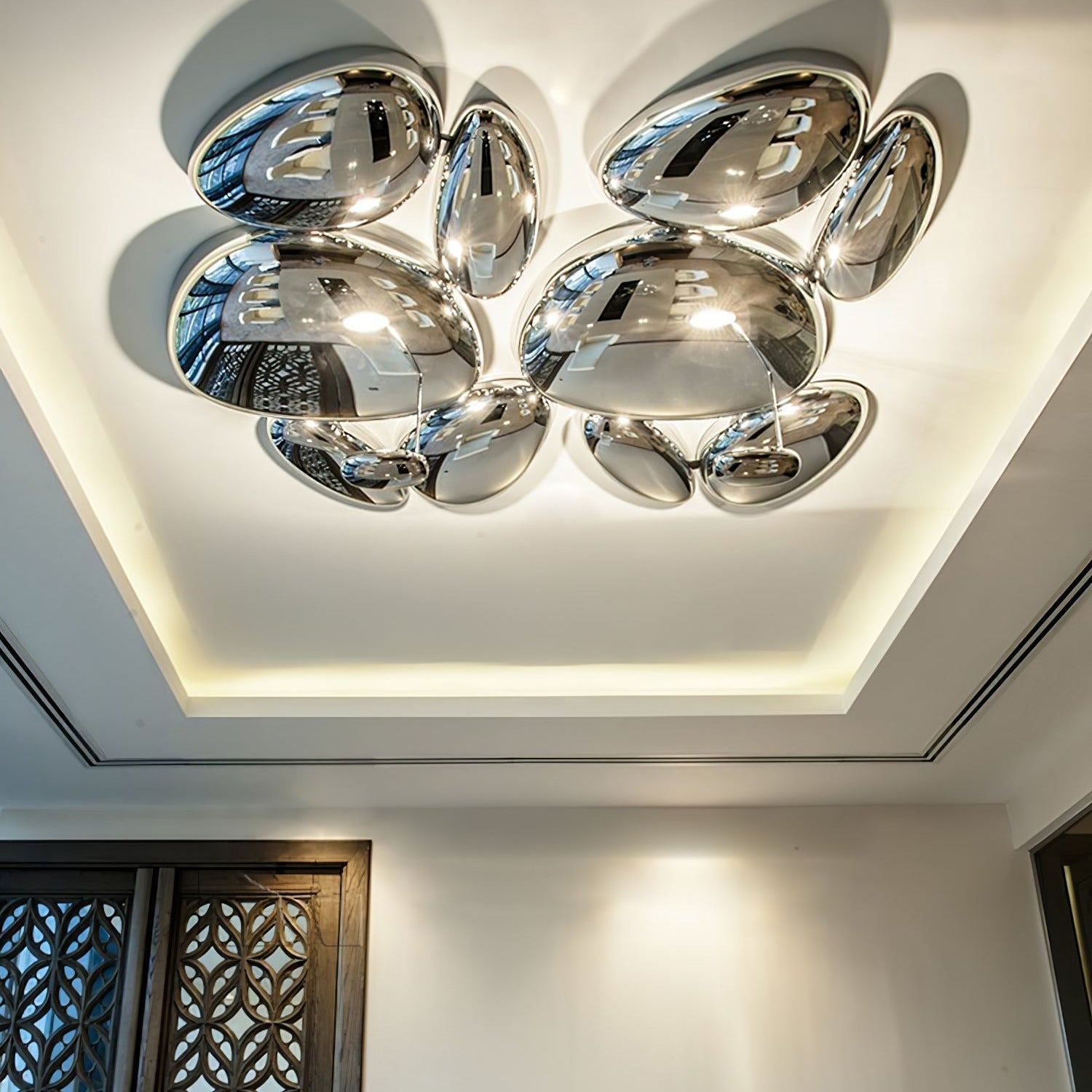 Lava Contemporary Skydro Ceiling Light Smoke Gray | Fioriscas