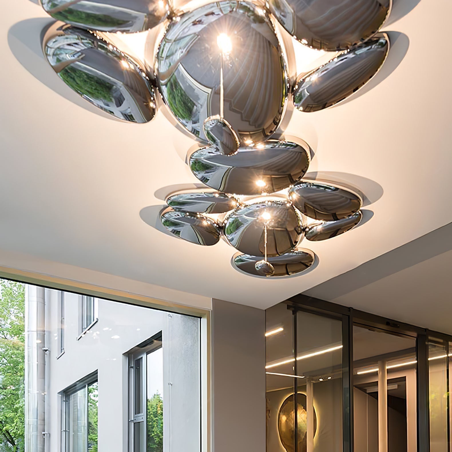 Lava Contemporary Skydro Ceiling Light Smoke Gray | Fioriscas