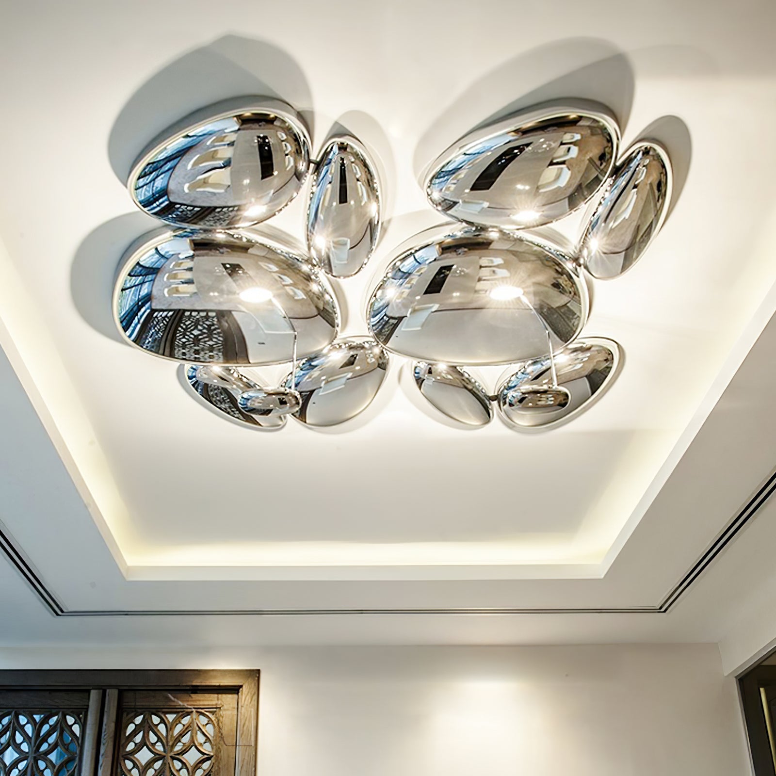 Lava Contemporary Skydro Ceiling Light Smoke Gray | Fioriscas
