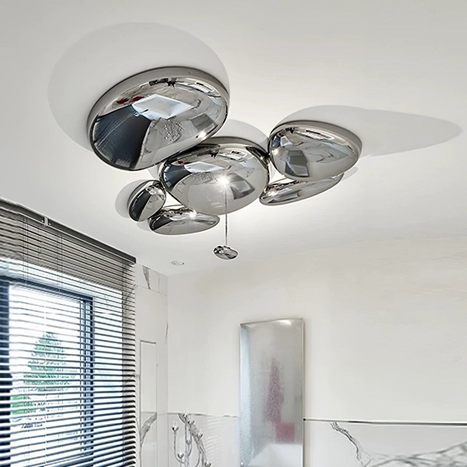 Lava Contemporary Skydro Ceiling Light Smoke Gray | Fioriscas