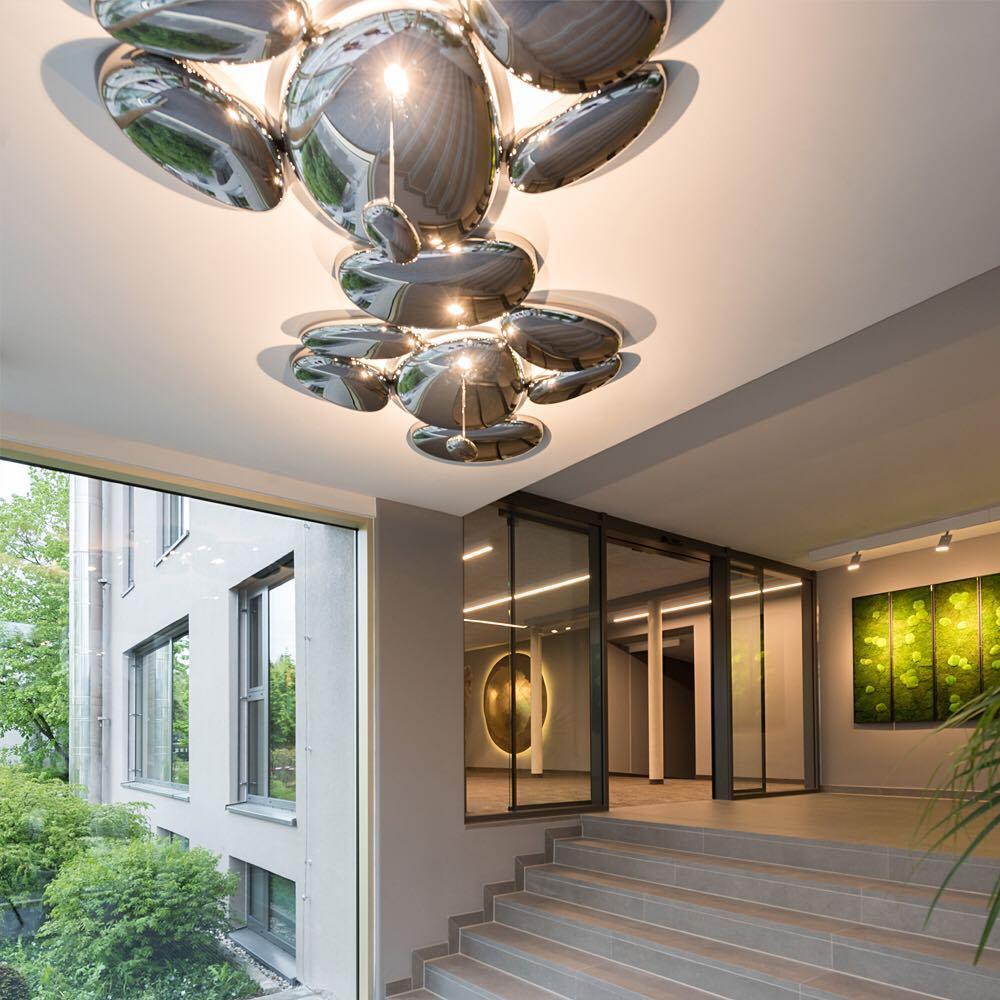 Lava Contemporary Skydro Ceiling Light Smoke Gray | Fioriscas