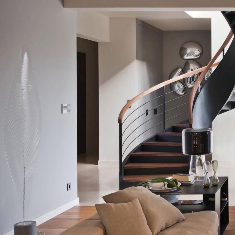 Lava Contemporary Skydro Ceiling Light Smoke Gray | Fioriscas