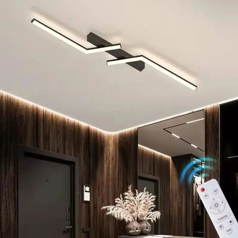 Lampada da soffitto LED SleekGlow Slim-Line, design sottile dimmerabile a basso profilo