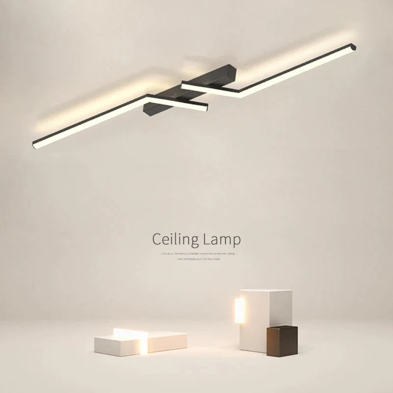 Lampada da soffitto LED SleekGlow Slim-Line, design sottile dimmerabile a basso profilo