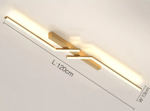 Lampada da soffitto LED SleekGlow Slim-Line, design sottile dimmerabile a basso profilo