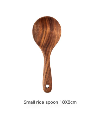 Ensemble d’ustensiles de cuisine en bois naturel ForestCraft pour cuisiniers amateurs