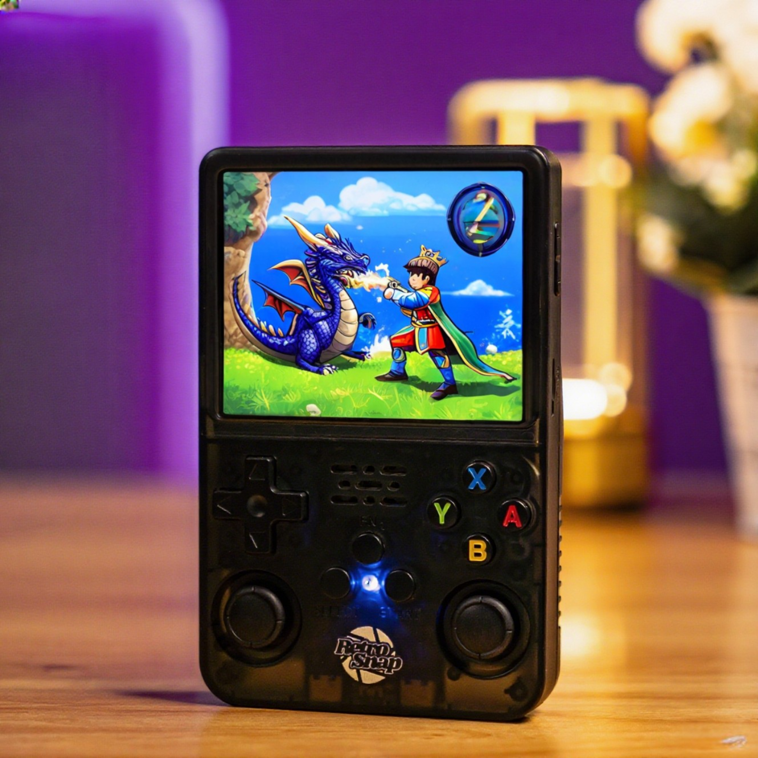 KairoPlay håndholdt lommekonsol i retrostil, indbygget spilbibliotek, HDMI