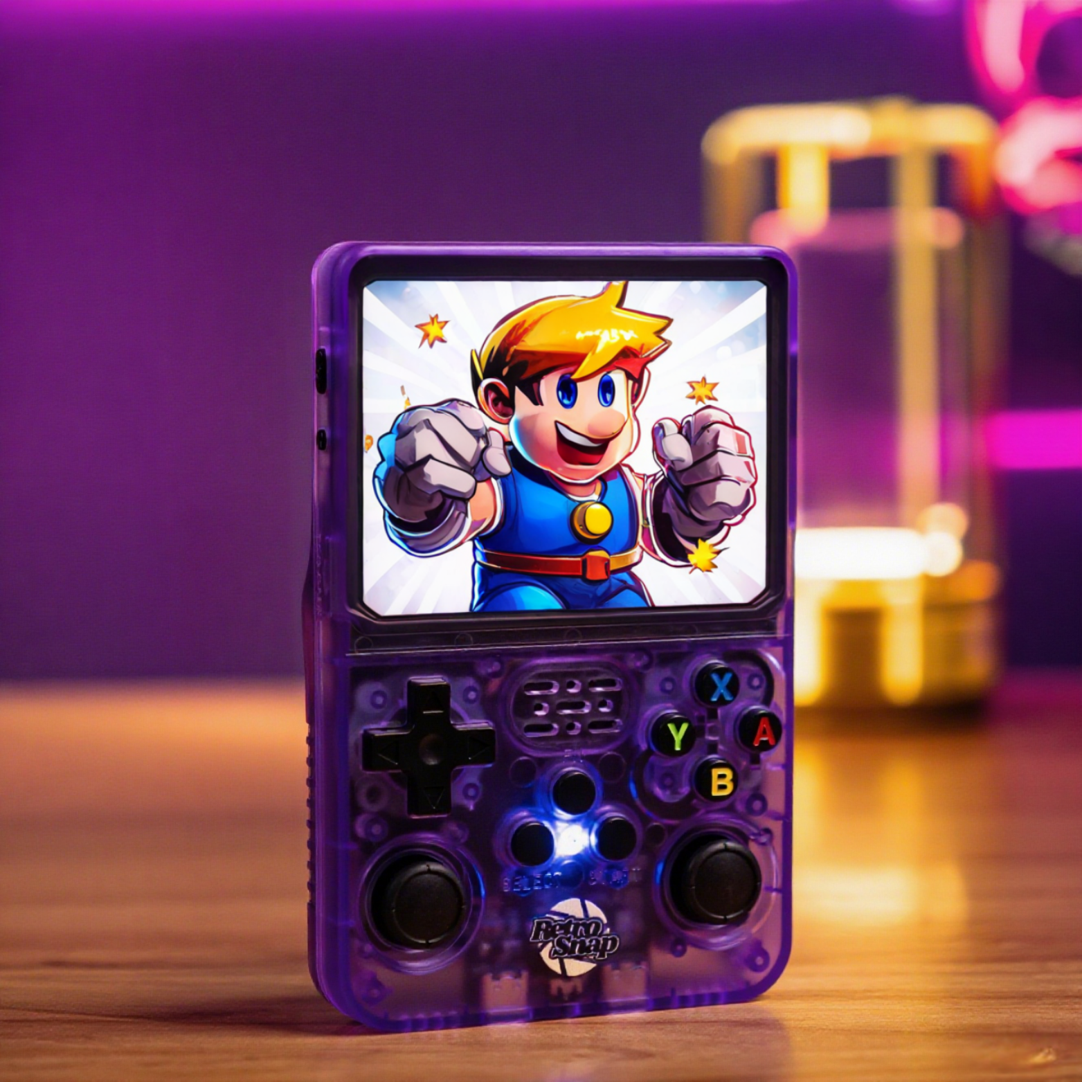 KairoPlay håndholdt lommekonsol i retrostil, indbygget spilbibliotek, HDMI