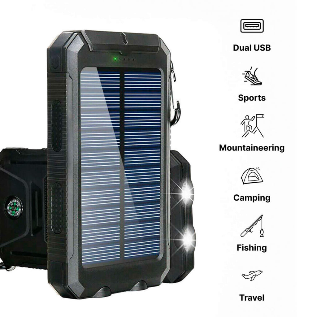 TerraNova TrailCharge 20000 mAh wasserdichte Solar-Powerbank