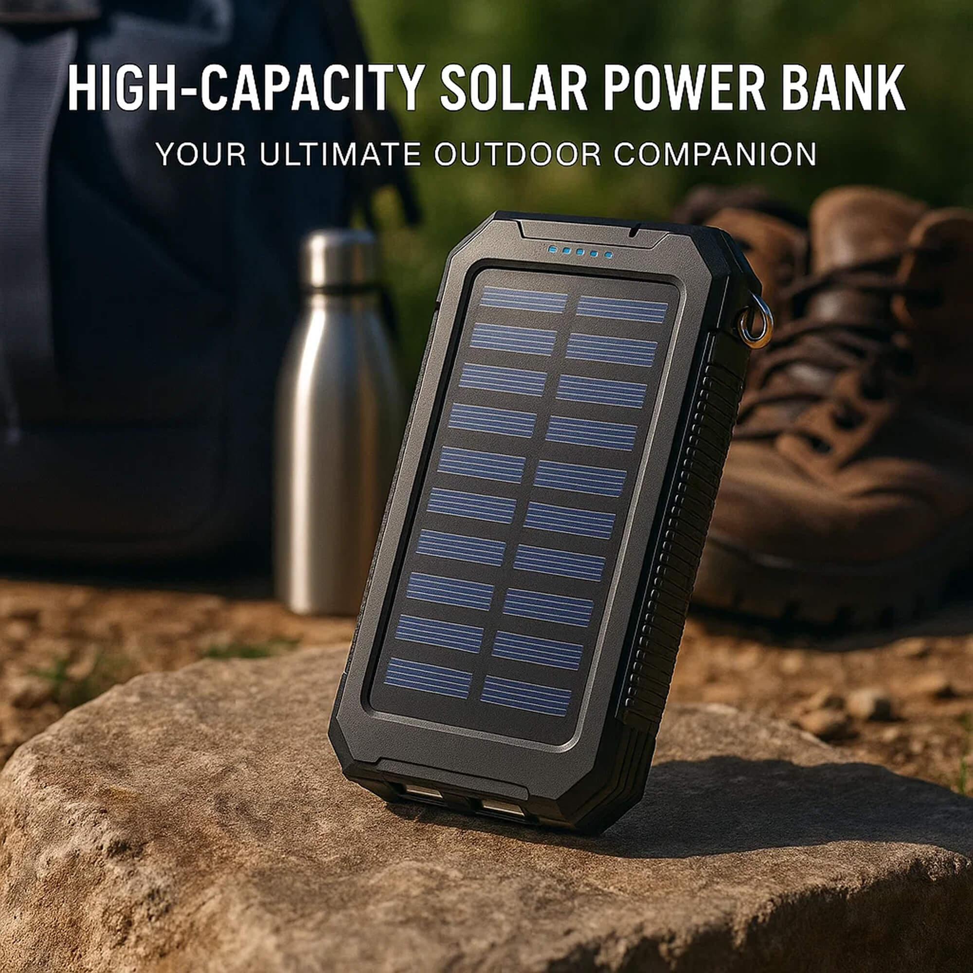TerraNova TrailCharge 20000 mAh wasserdichte Solar-Powerbank