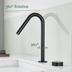 Rubinetto per lavabo da bagno, monocomando, bocca girevole a 360°, NexaFlow