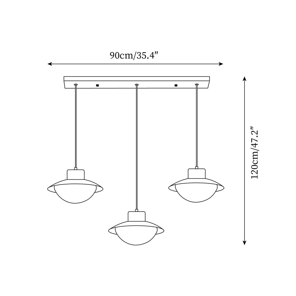 Pendant Lamp Metal and Wood PE Shade Dome Shape Minimalist | Fioriscas