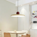 CrimsonLoom rød pendellampe i metal, justerbar ledning, 3 størrelser
