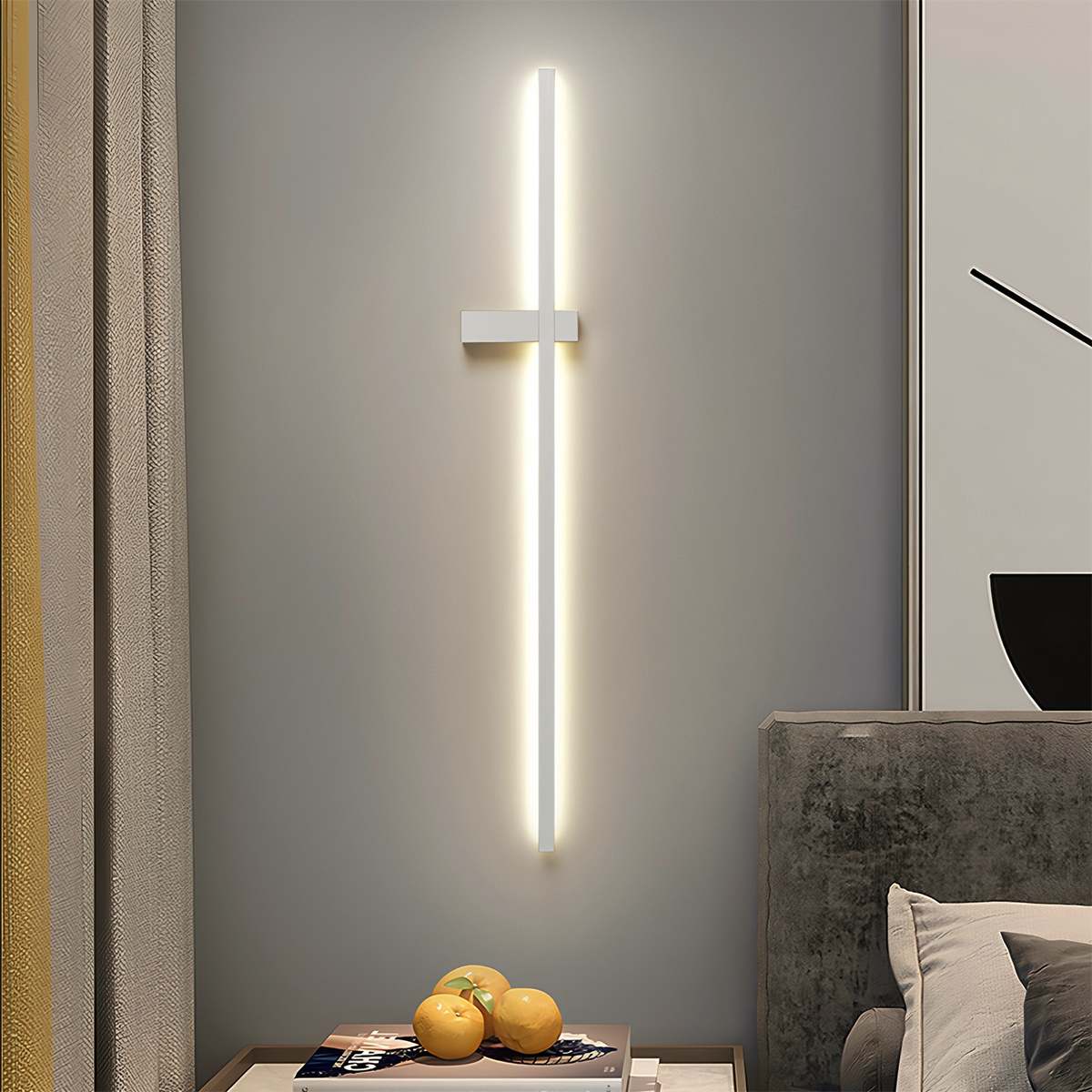 Lampă de perete LumiNest cu lumină ambientală și design minimalist modern