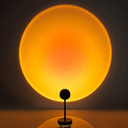 AuroraGlow LED-Schreibtischlampe, 16-farbiges stimmungsvolles Sonnenuntergangslicht mit App- und Fernbedienungssteuerung