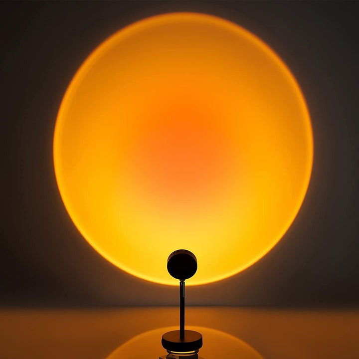 AuroraGlow LED-Schreibtischlampe, 16-farbiges stimmungsvolles Sonnenuntergangslicht mit App- und Fernbedienungssteuerung