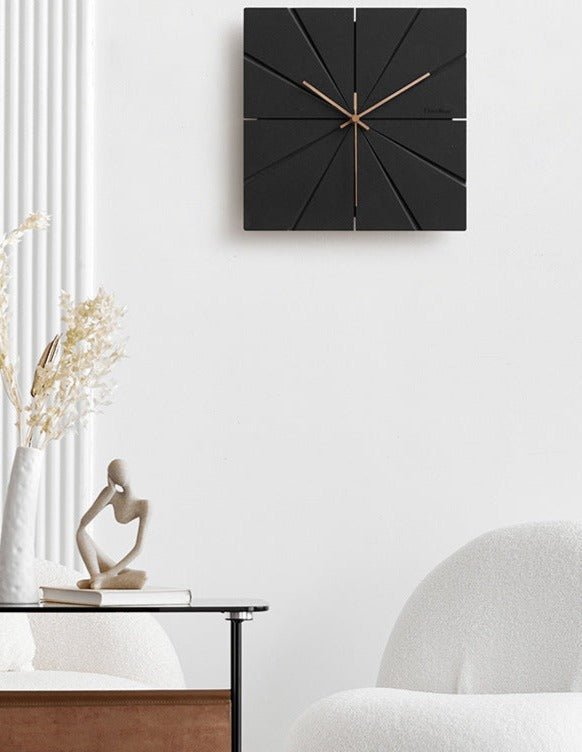 Ceas de perete decorativ modern cu mecanism silențios - Fioriscas