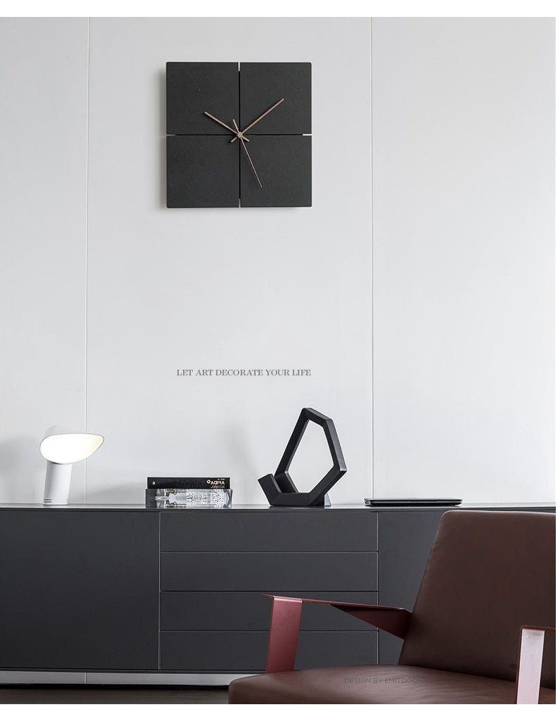 Ceas de perete decorativ modern cu mecanism silențios - Fioriscas