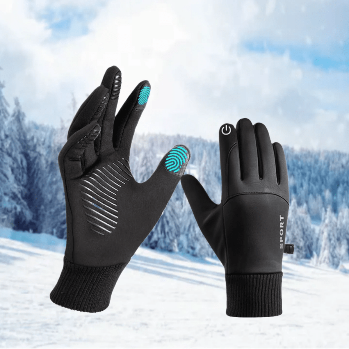 Guantes térmicos con pantalla táctil, protección contra agua y agarre seguro - Fioriscas