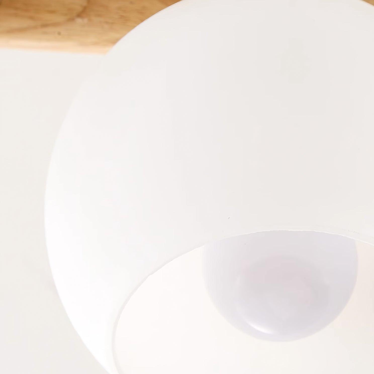 Ceiling Light Wood Body Glass Globes Organic Warm Minimalist | Fioriscas