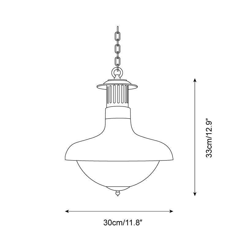 Orvel Clear Ribbed Glass Pendant Light | Fioriscas