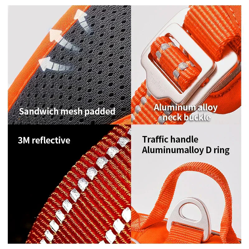 Postroj proti tahání pro psy od AstraPaw, reflexní nylon, XS až XL