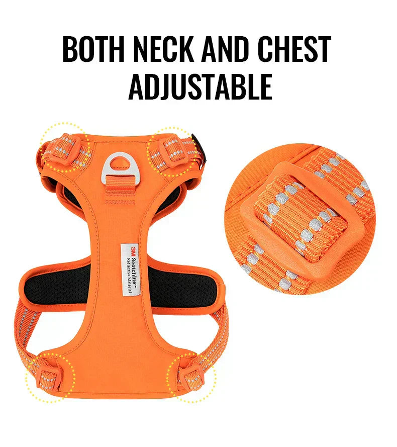Postroj proti tahání pro psy od AstraPaw, reflexní nylon, XS až XL