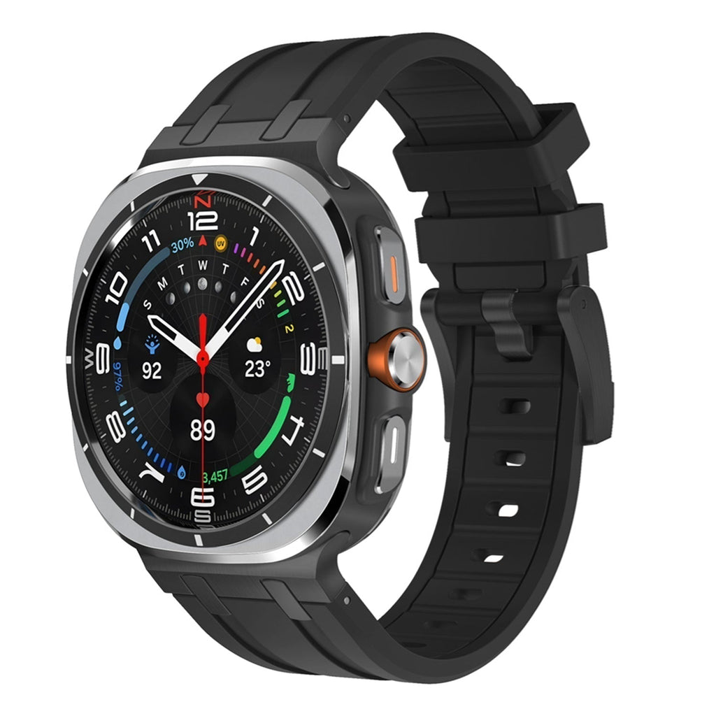 Samsung Watch Ultra Band, Vellaro Silicone Strap with Titanium Adapter