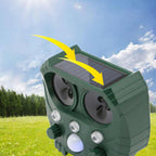 Ahuyentador solar ultrasónico VerdantWave para gatos, zorros y palomas