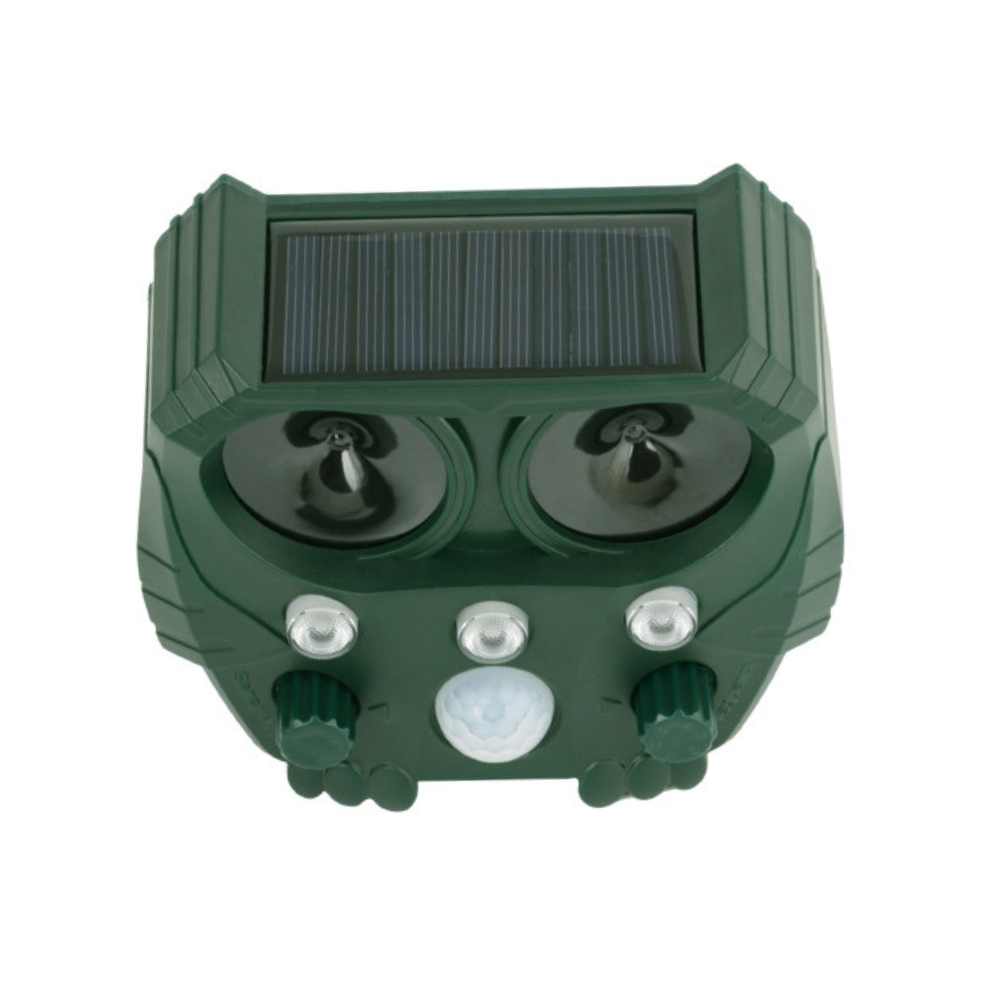 Ahuyentador solar ultrasónico VerdantWave para gatos, zorros y palomas