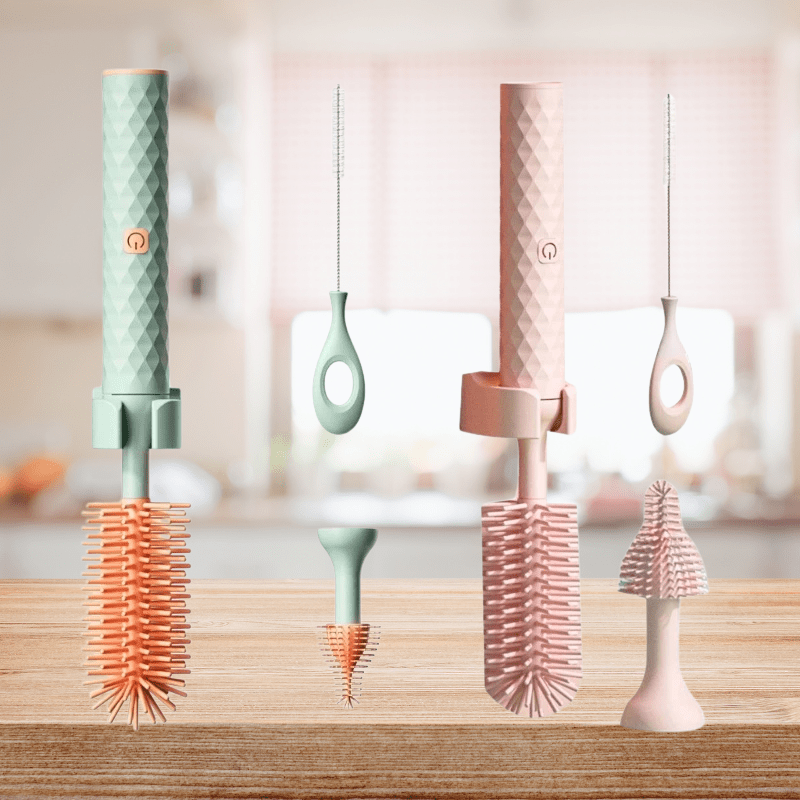 automatic cleaning with silicone bristles for stress-free everyday life - Fioriscas