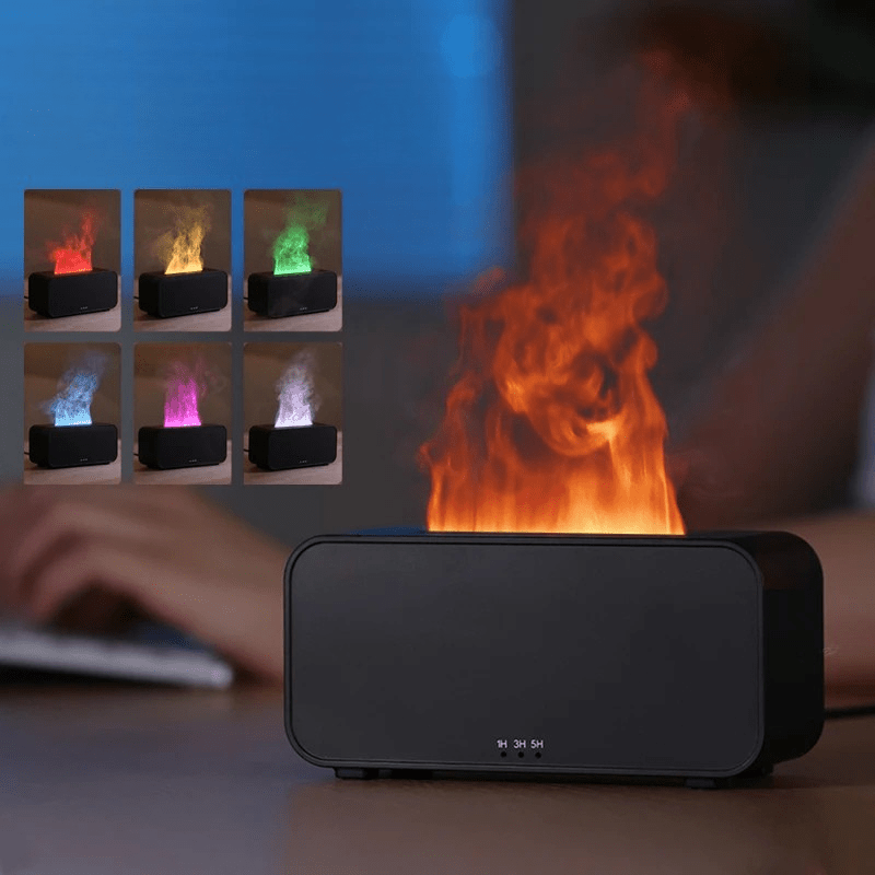 Compact Ultrasonic Aroma Diffuser with LED Color Change - Fioriscas