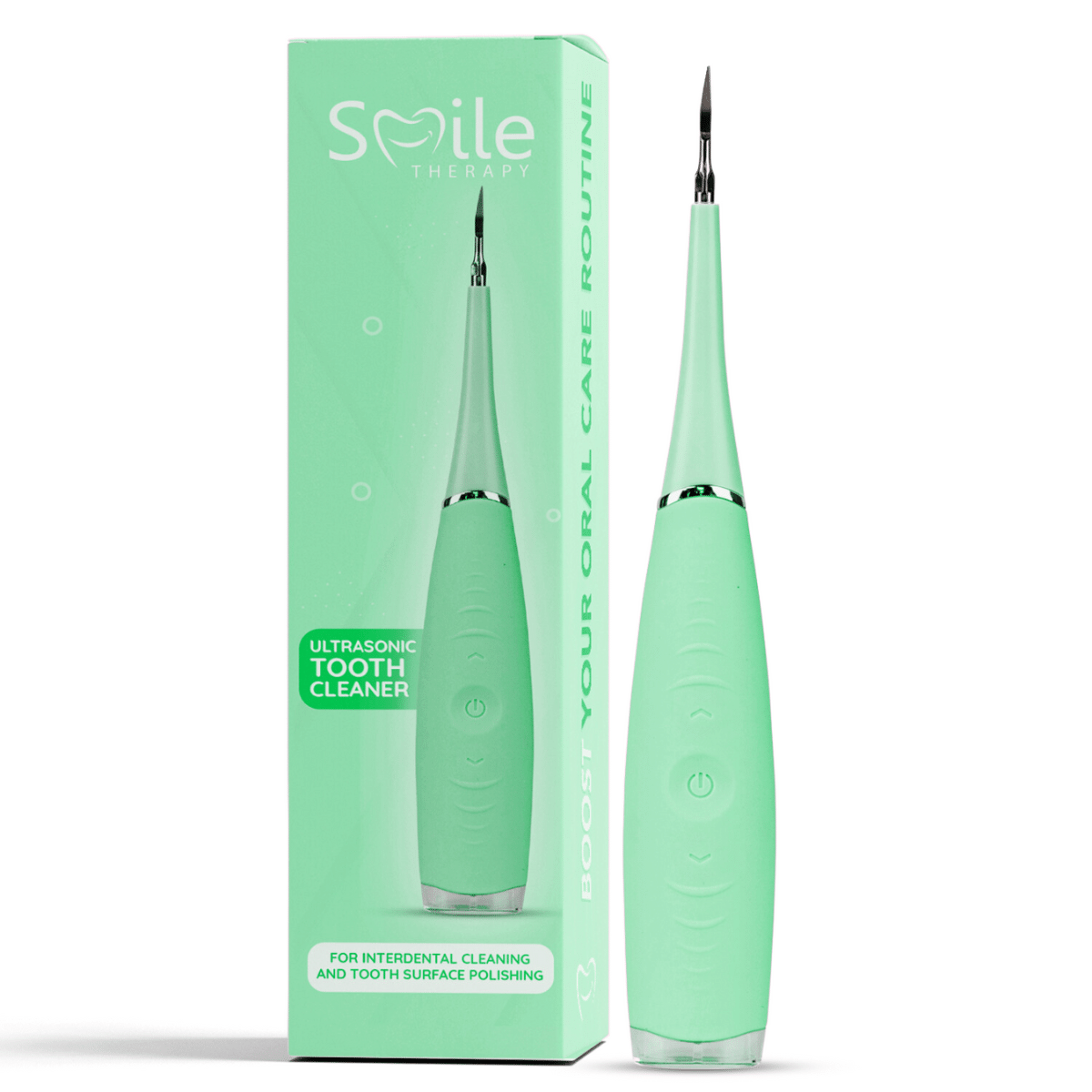Ultrasonic Tooth Cleaner With Adjustable Sonic Vibration Settings