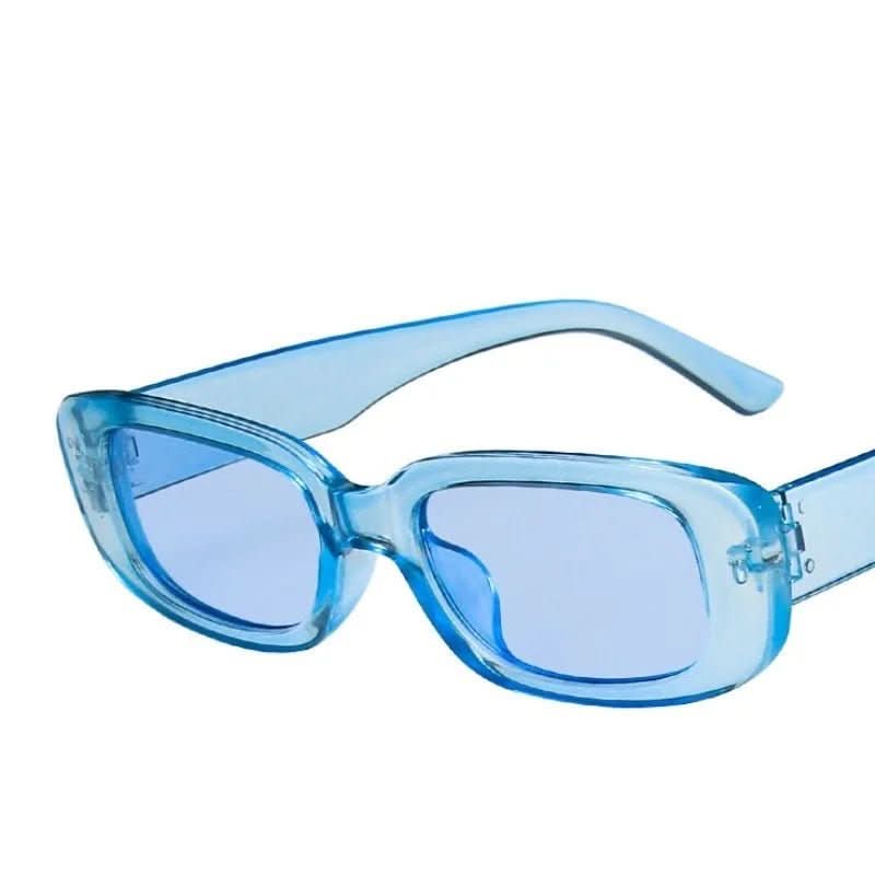 Retro-stijl rechthoekige zonnebril met UV400-bescherming voor dames - Fioriscas