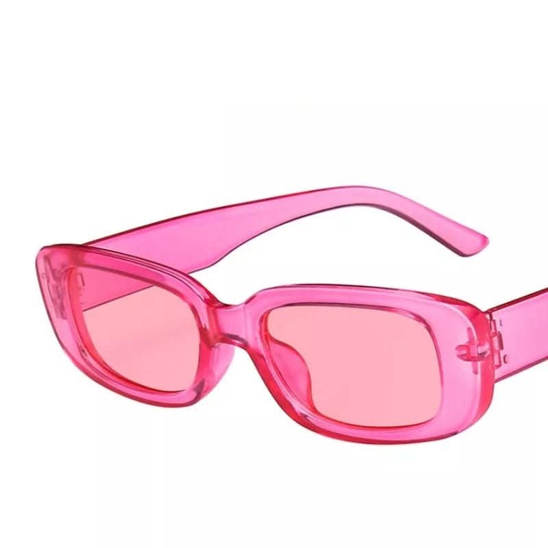 Retro-stijl rechthoekige zonnebril met UV400-bescherming voor dames - Fioriscas