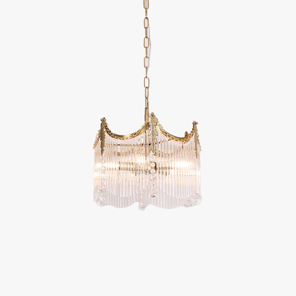 Elias Chandeliers Luxurious Glass Farmhouse | Fioriscas