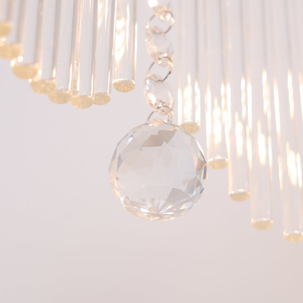 Elias Chandeliers Luxurious Glass Farmhouse | Fioriscas