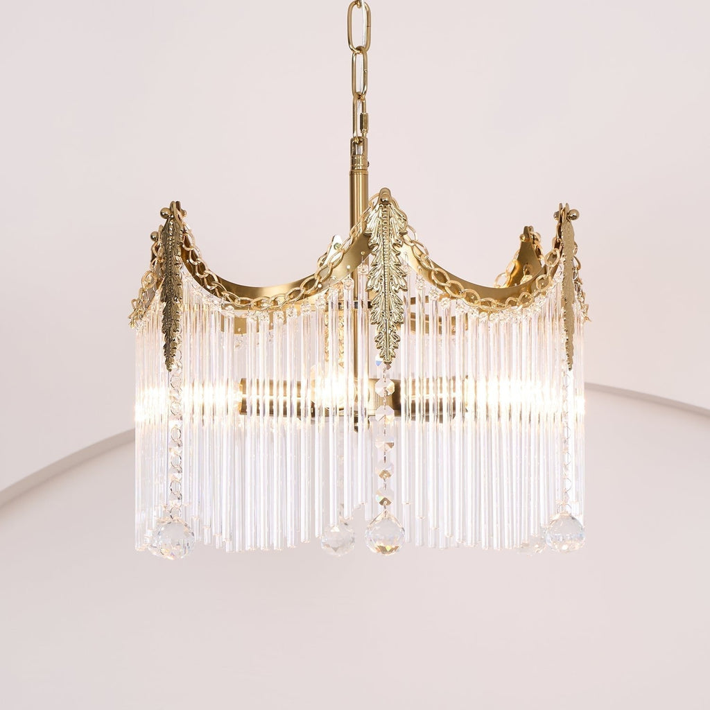 Elias Chandeliers Luxurious Glass Farmhouse | Fioriscas