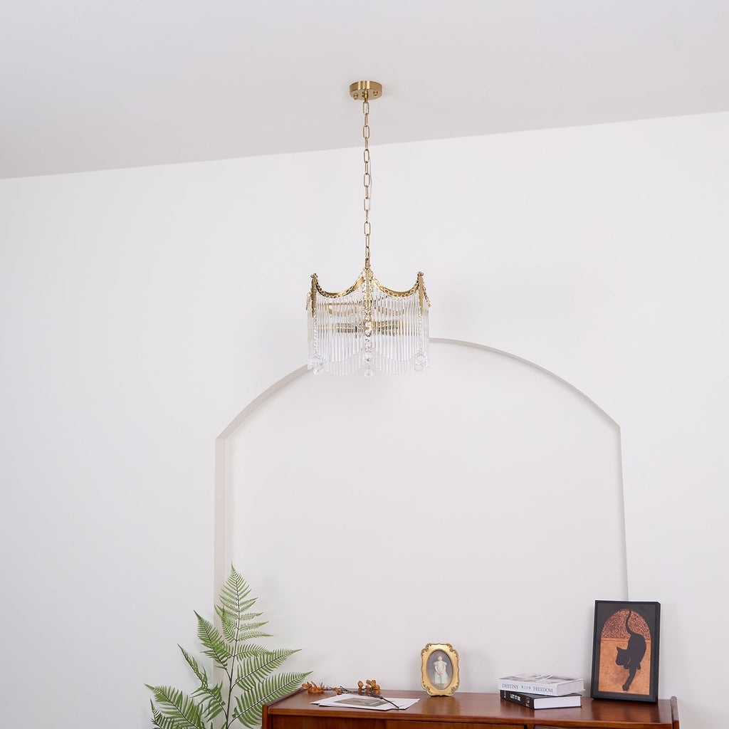 Elias Chandeliers Luxurious Glass Farmhouse | Fioriscas